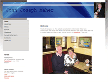 Tablet Screenshot of johnjmaher.com
